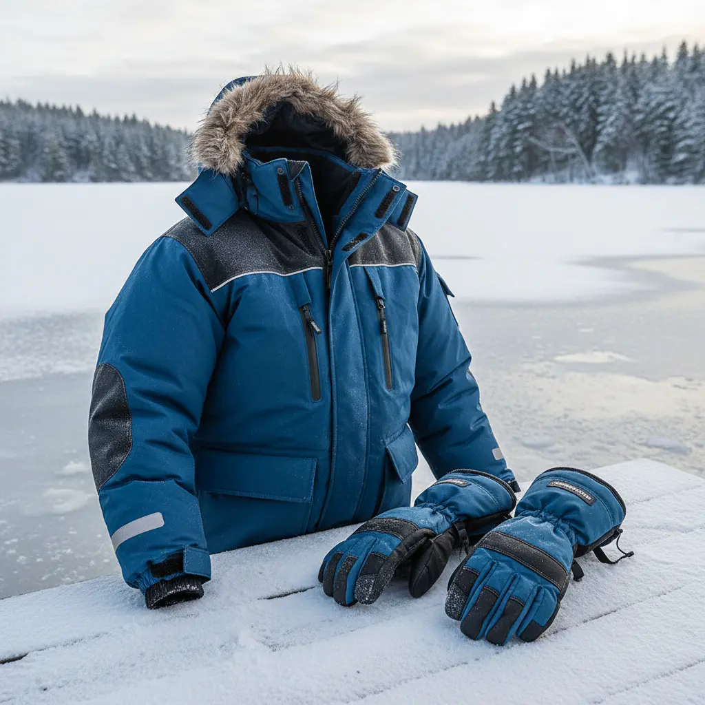 Insulated winter fishing gear